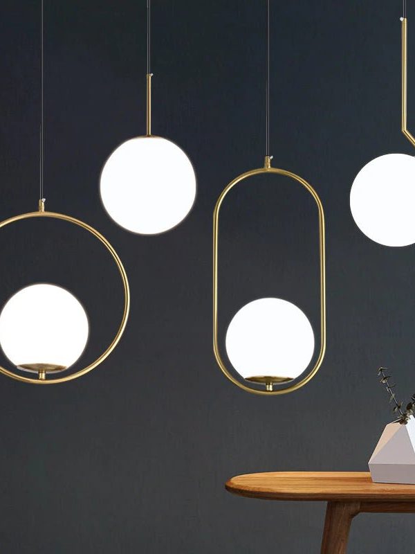 Adorn Minimalist Nordic Glass Pendant Light