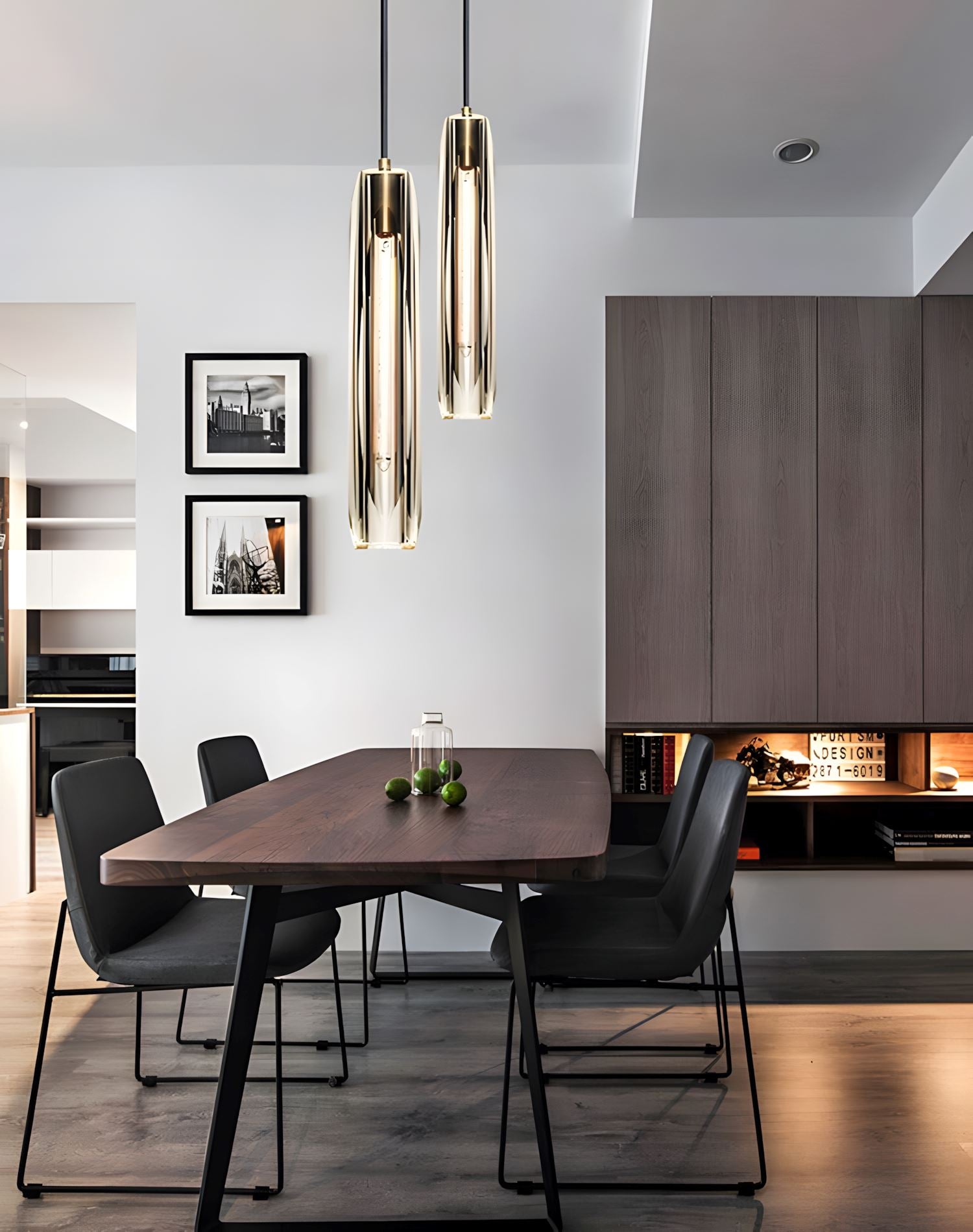 ALLEVA Rod Light Elegant Post-Modern Pendant Light - Image 11