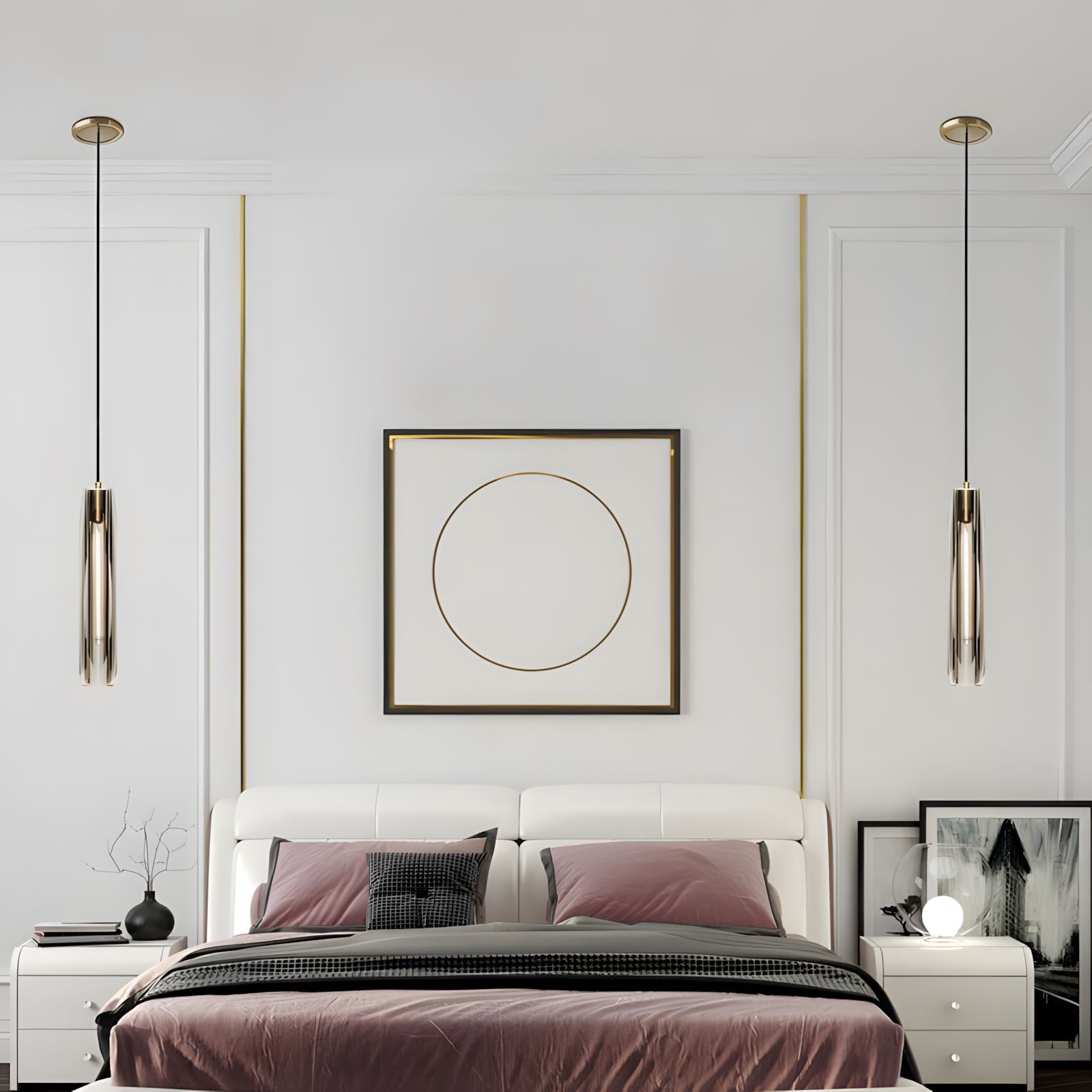 ALLEVA Rod Light Elegant Post-Modern Pendant Light - Image 20