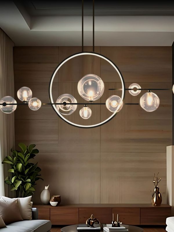 Archipelago Nordic Modern Hanging Glass Ball Chandelier