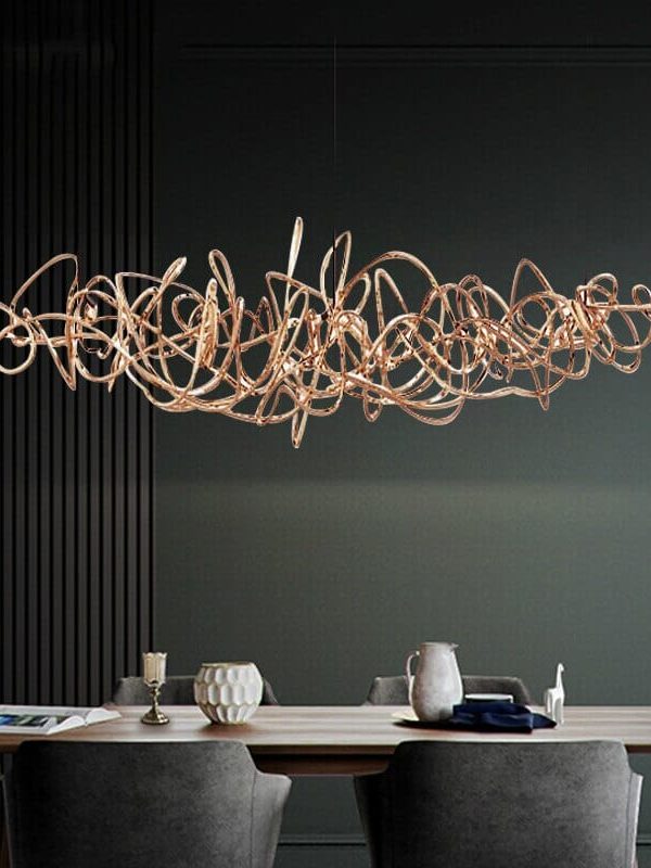 Ball Of Yarn Modern String Dimmable Chandelier