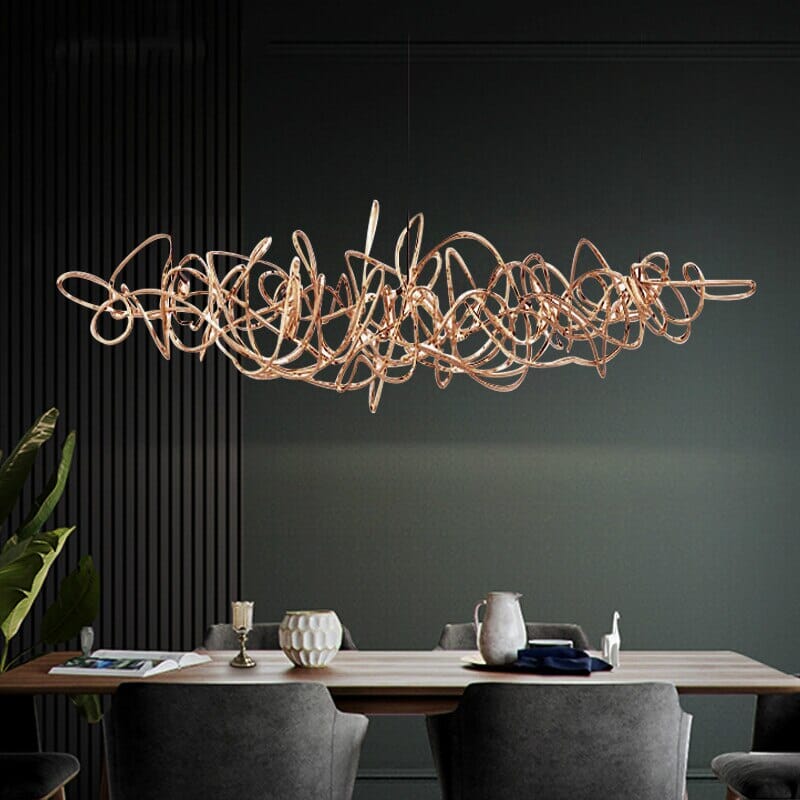 Ball Of Yarn Modern String Dimmable Chandelier