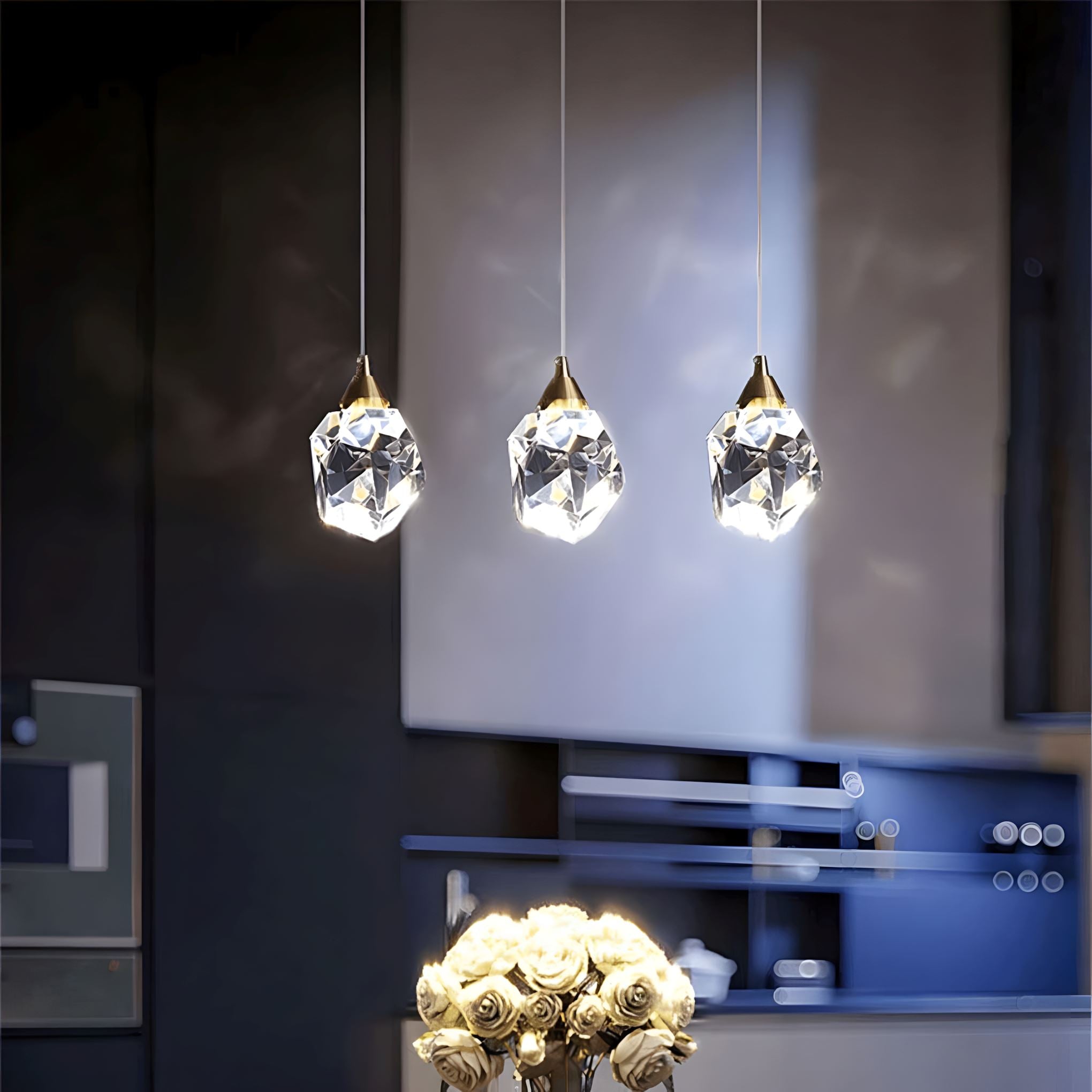 Crystal Rock (grand) Modern Crystal LED Chandelier - Image 11