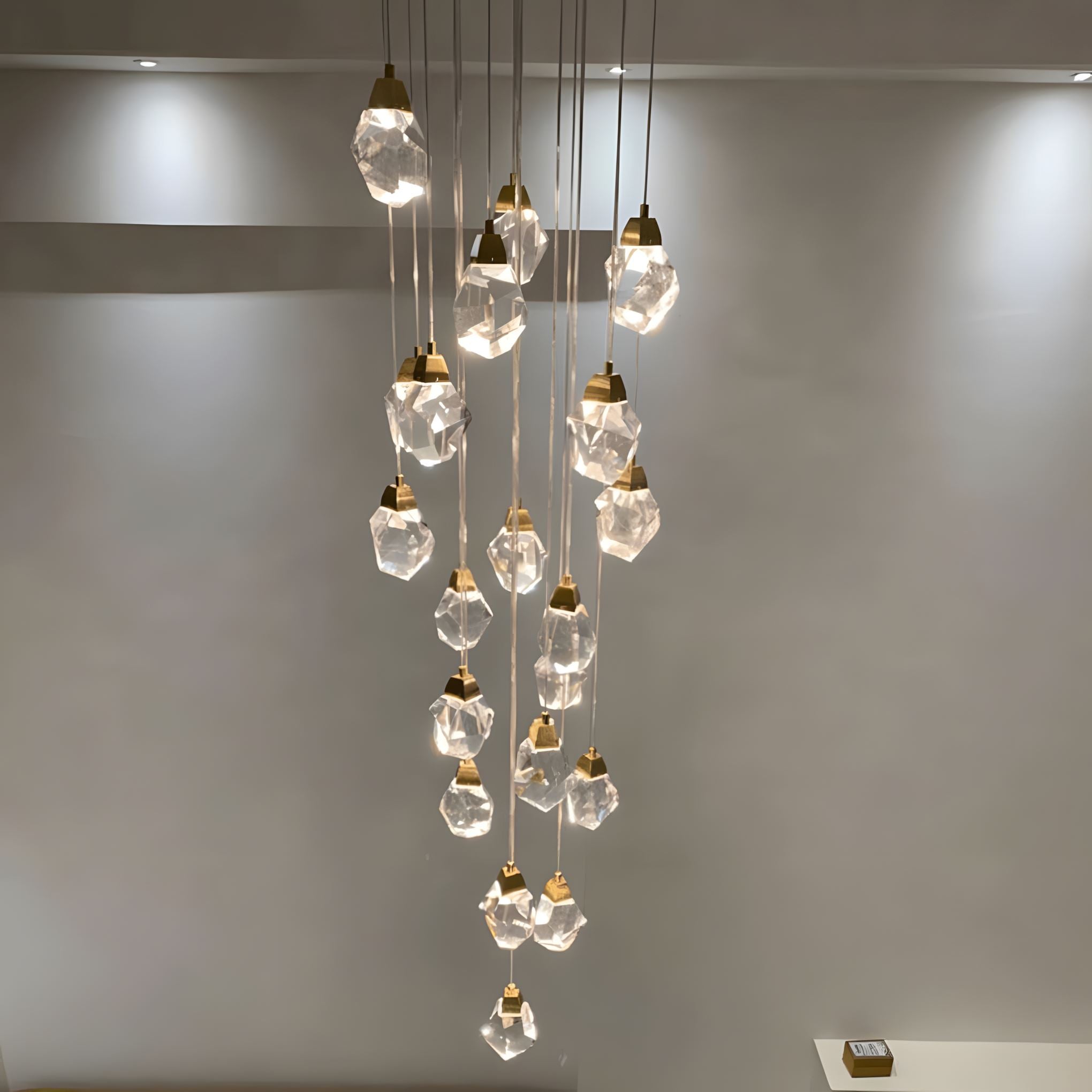 Crystal Rock (grand) Modern Crystal LED Chandelier - Image 12