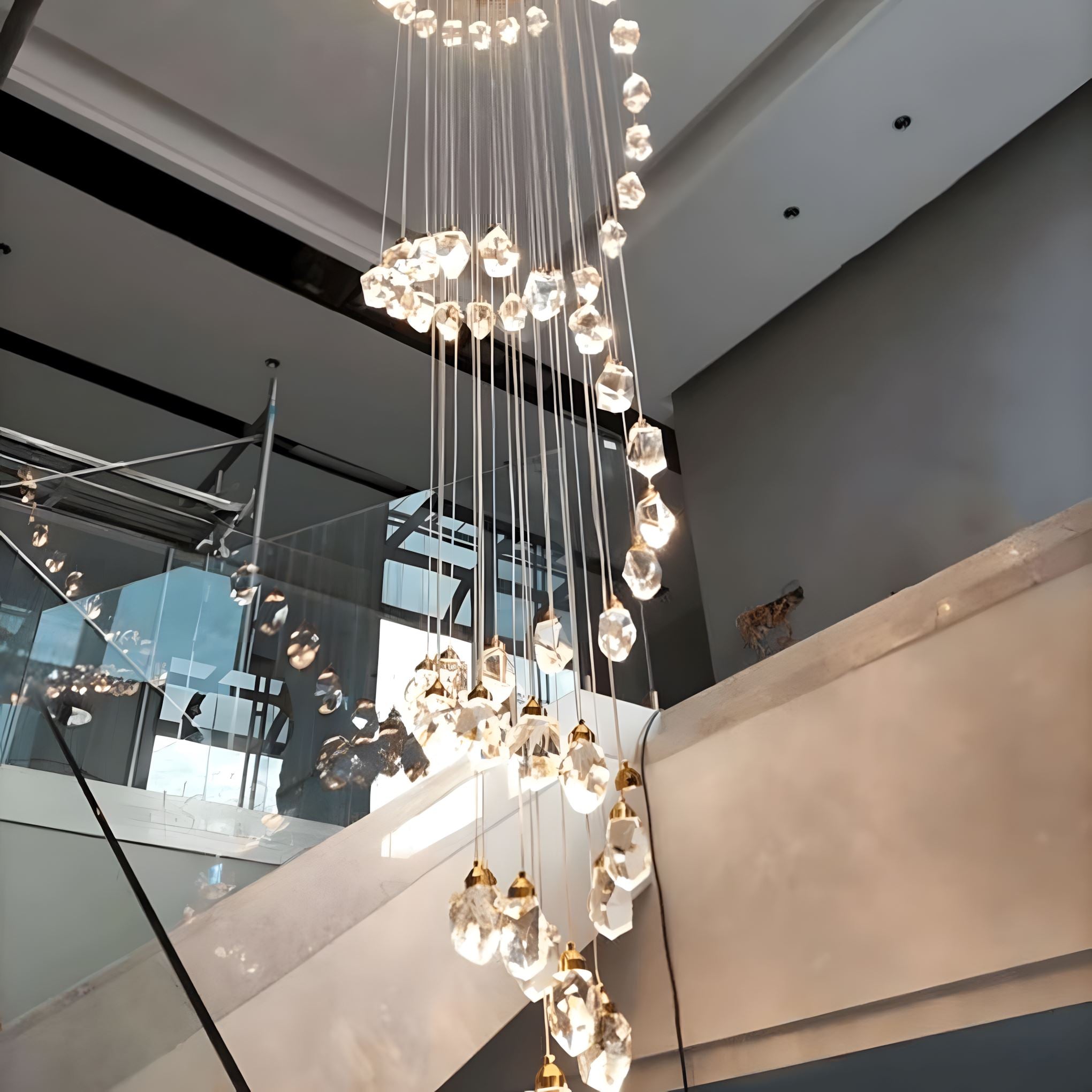 Crystal Rock (grand) Modern Crystal LED Chandelier - Image 13