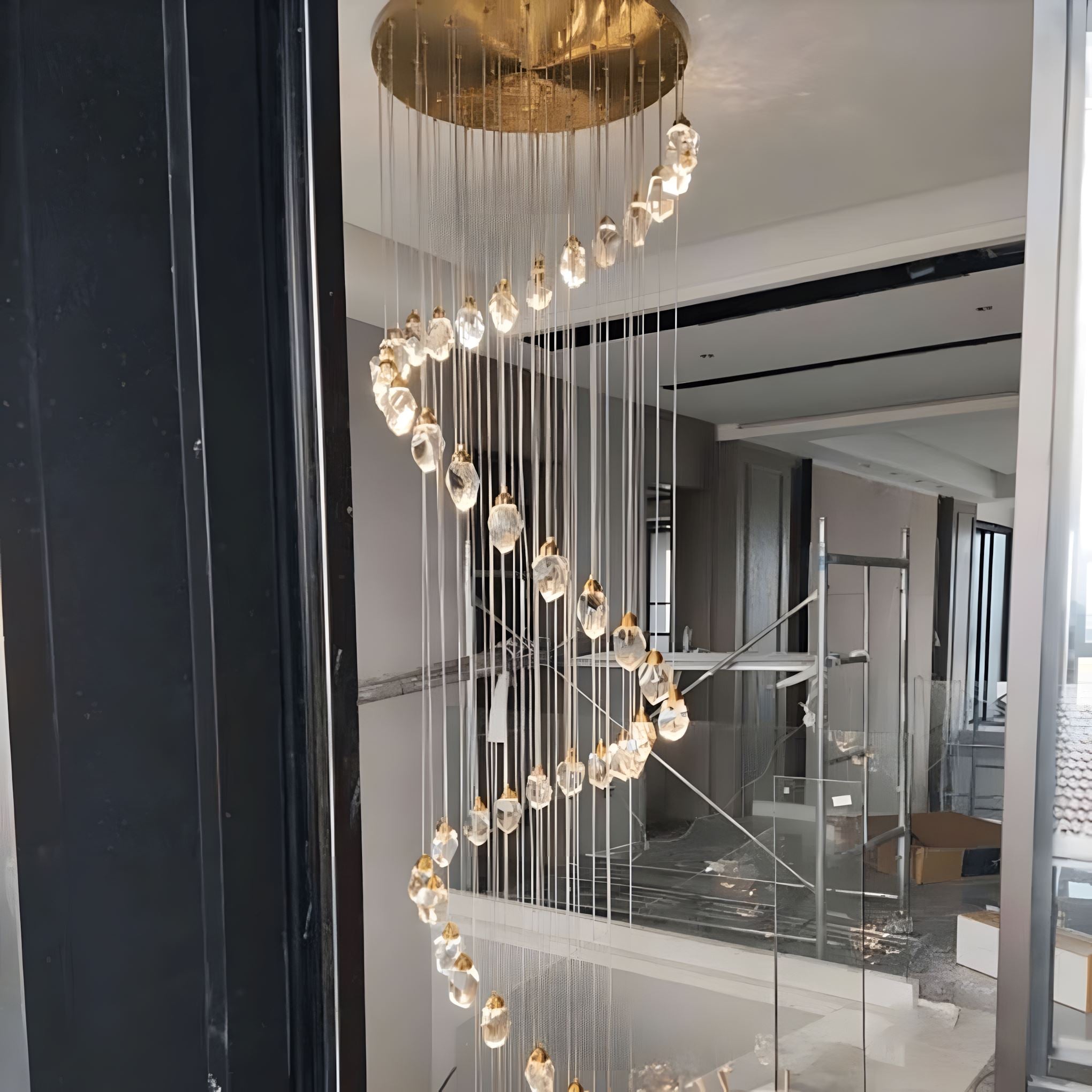 Crystal Rock (grand) Modern Crystal LED Chandelier - Image 14