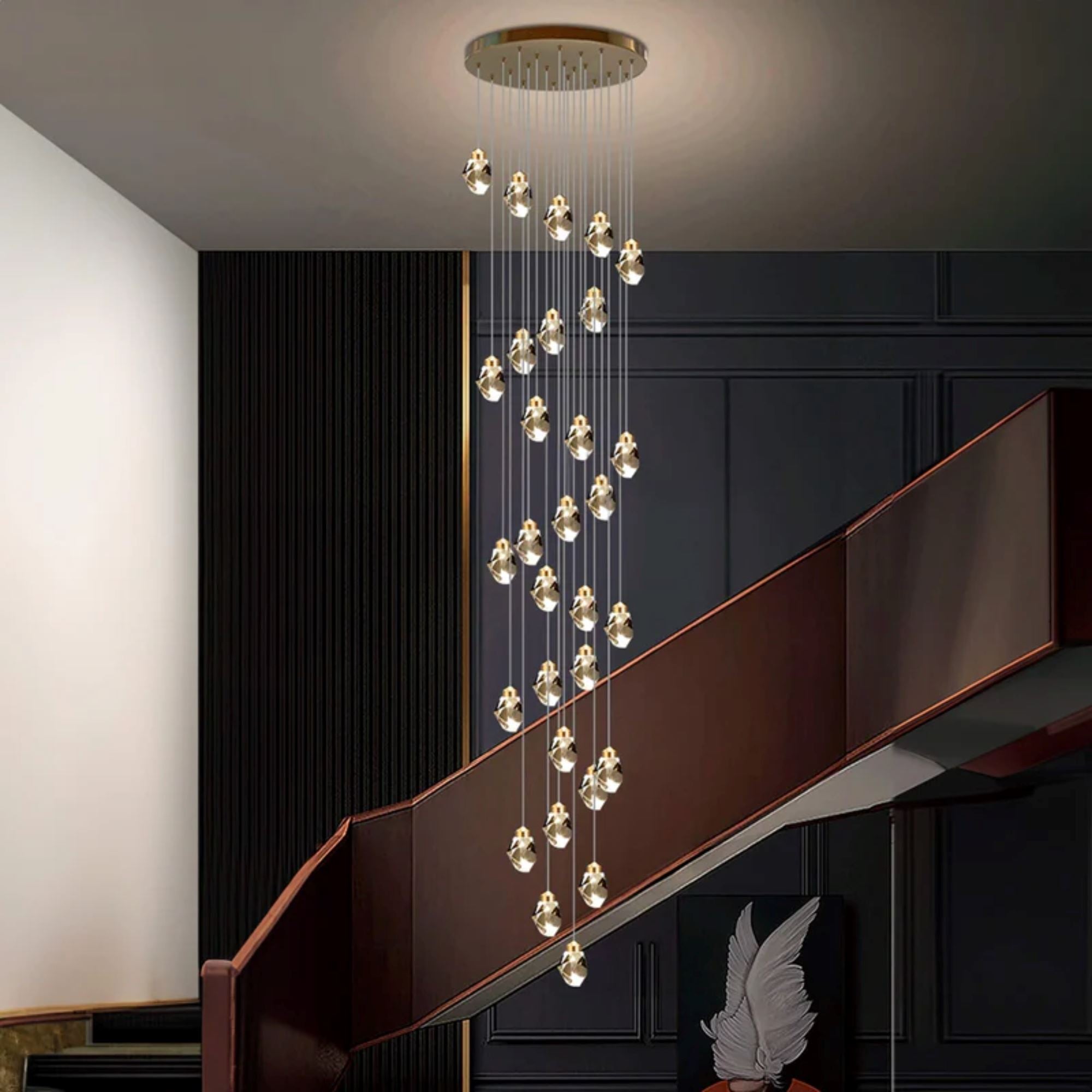 Crystal Rock (grand) Modern Crystal LED Chandelier - Image 19