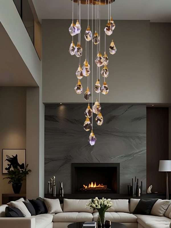 Crystal Rock (grand) Modern Crystal LED Chandelier