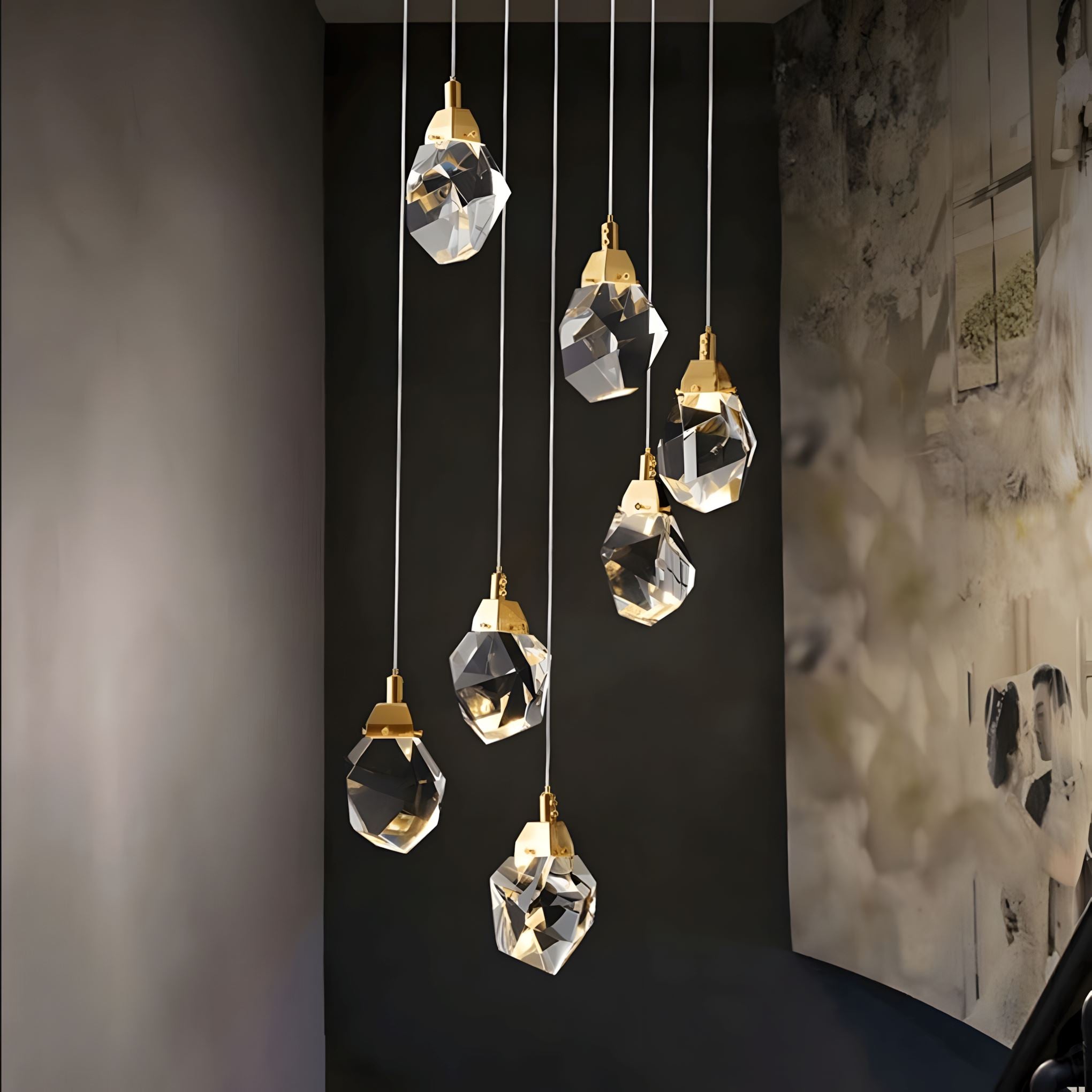 Crystal Rock (grand) Modern Crystal LED Chandelier - Image 7