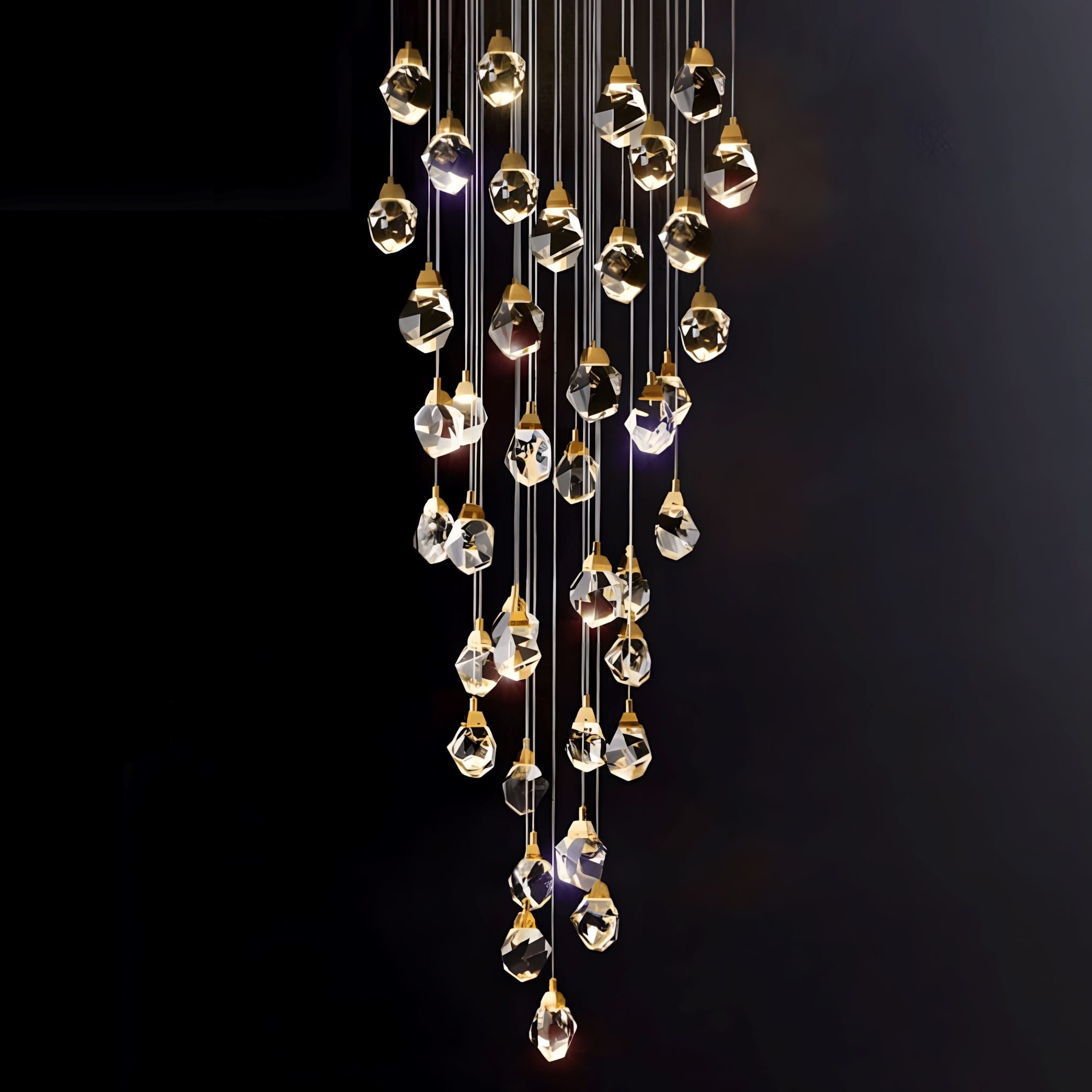 Crystal Rock (grand) Modern Crystal LED Chandelier - Image 8