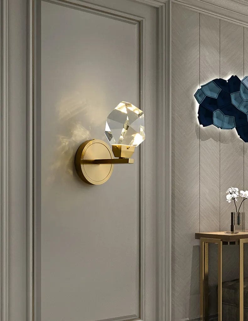 Crystal Rocks (single) Minimalist K9 Crystal Pendant Light - Image 13