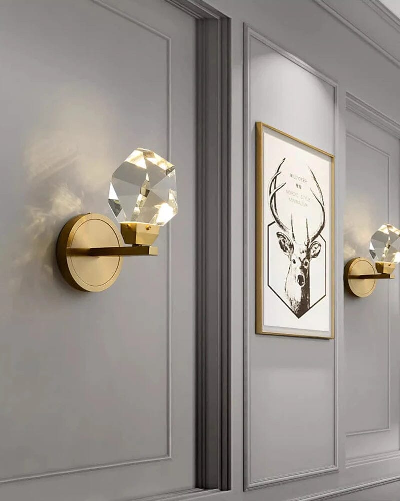 Crystal Rocks (single) Minimalist K9 Crystal Pendant Light - Image 17