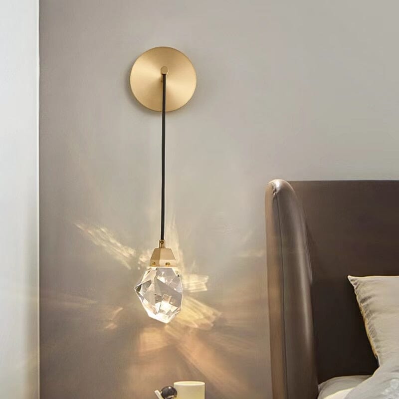 Crystal Rocks (single) Minimalist K9 Crystal Pendant Light - Image 8