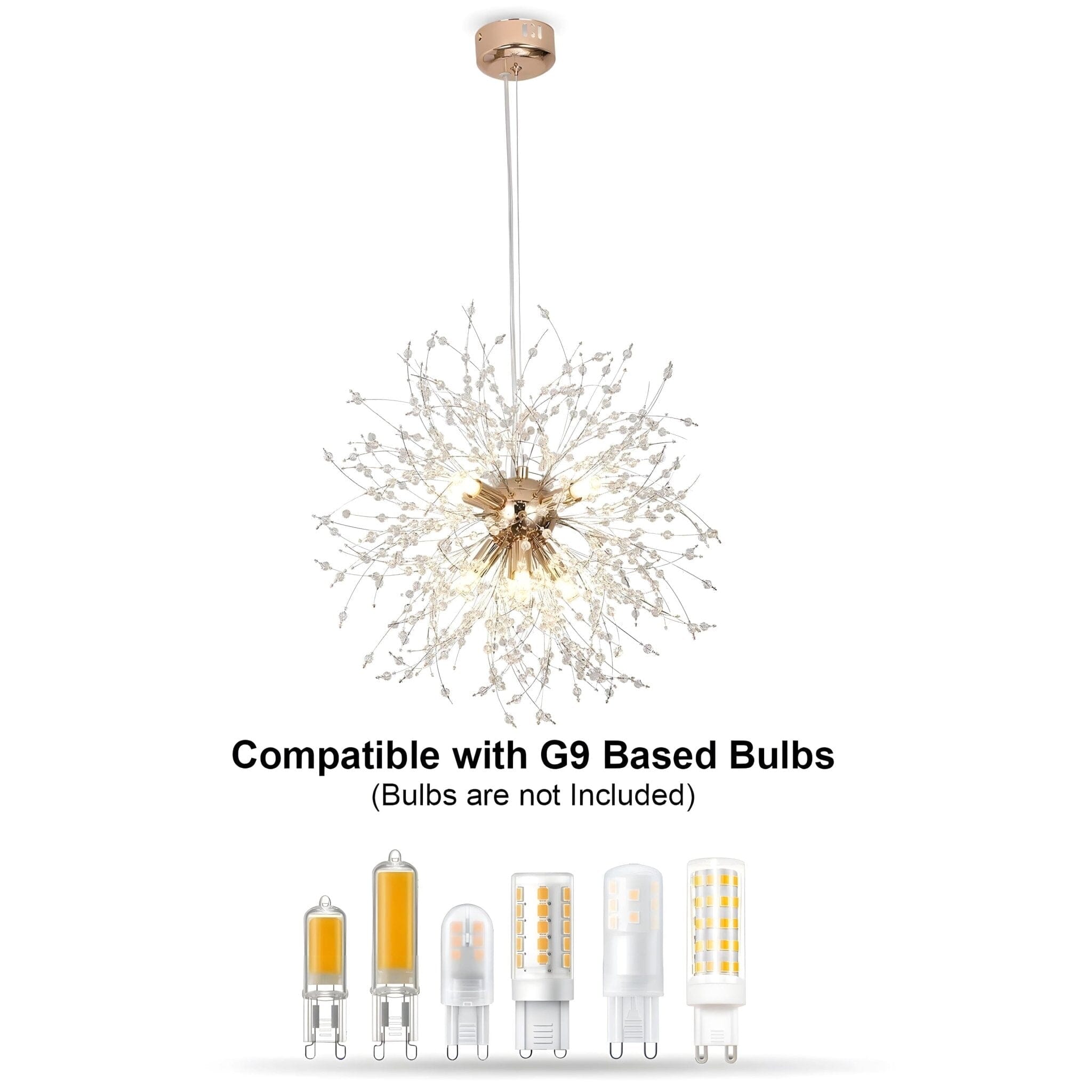 Dandelion Crystal Bloom Pendant Light - Image 16