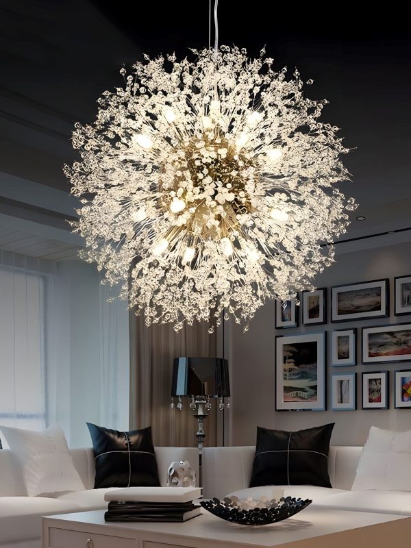Dandelion Crystal Bloom Pendant Light