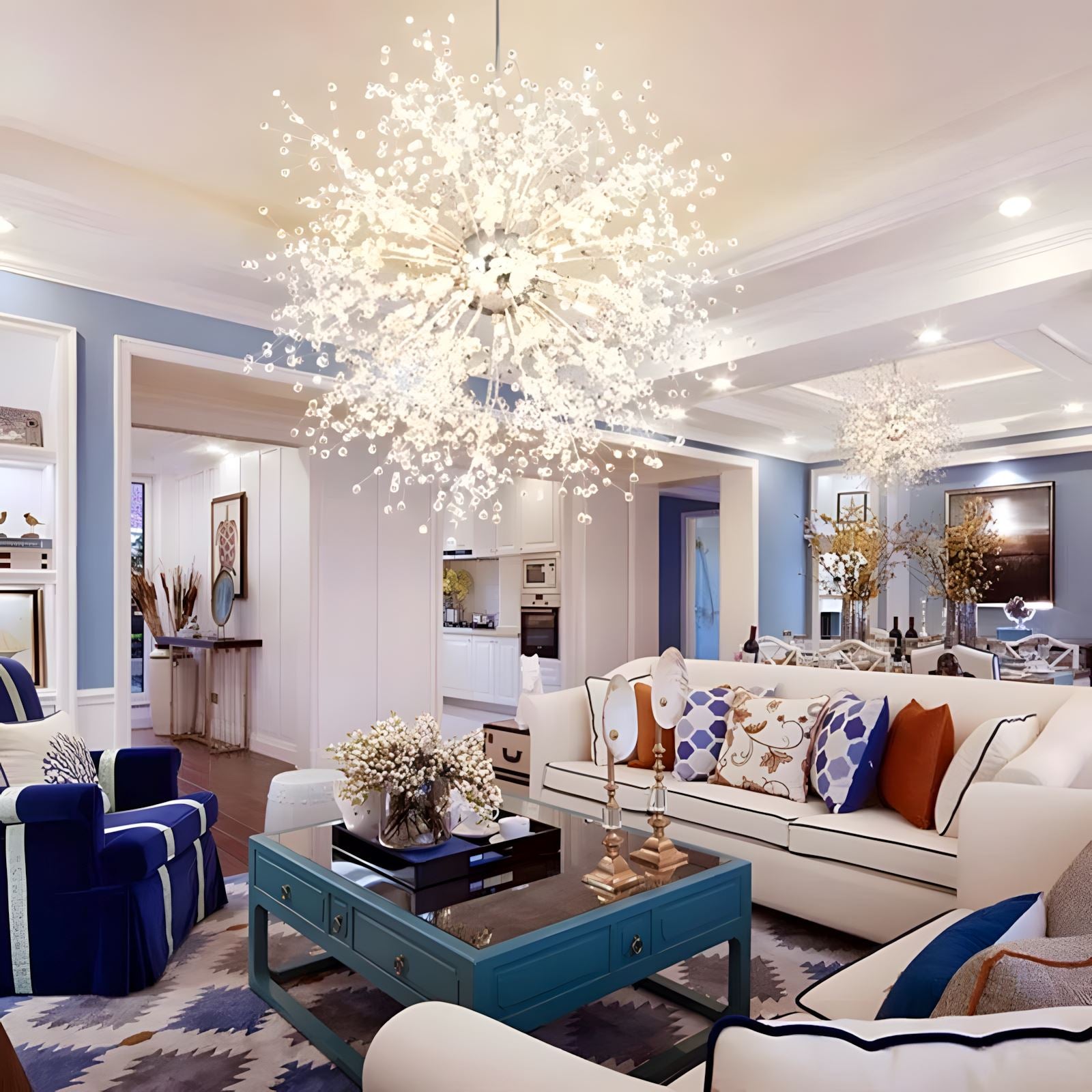 Dandelion Crystal Bloom Pendant Light - Image 8