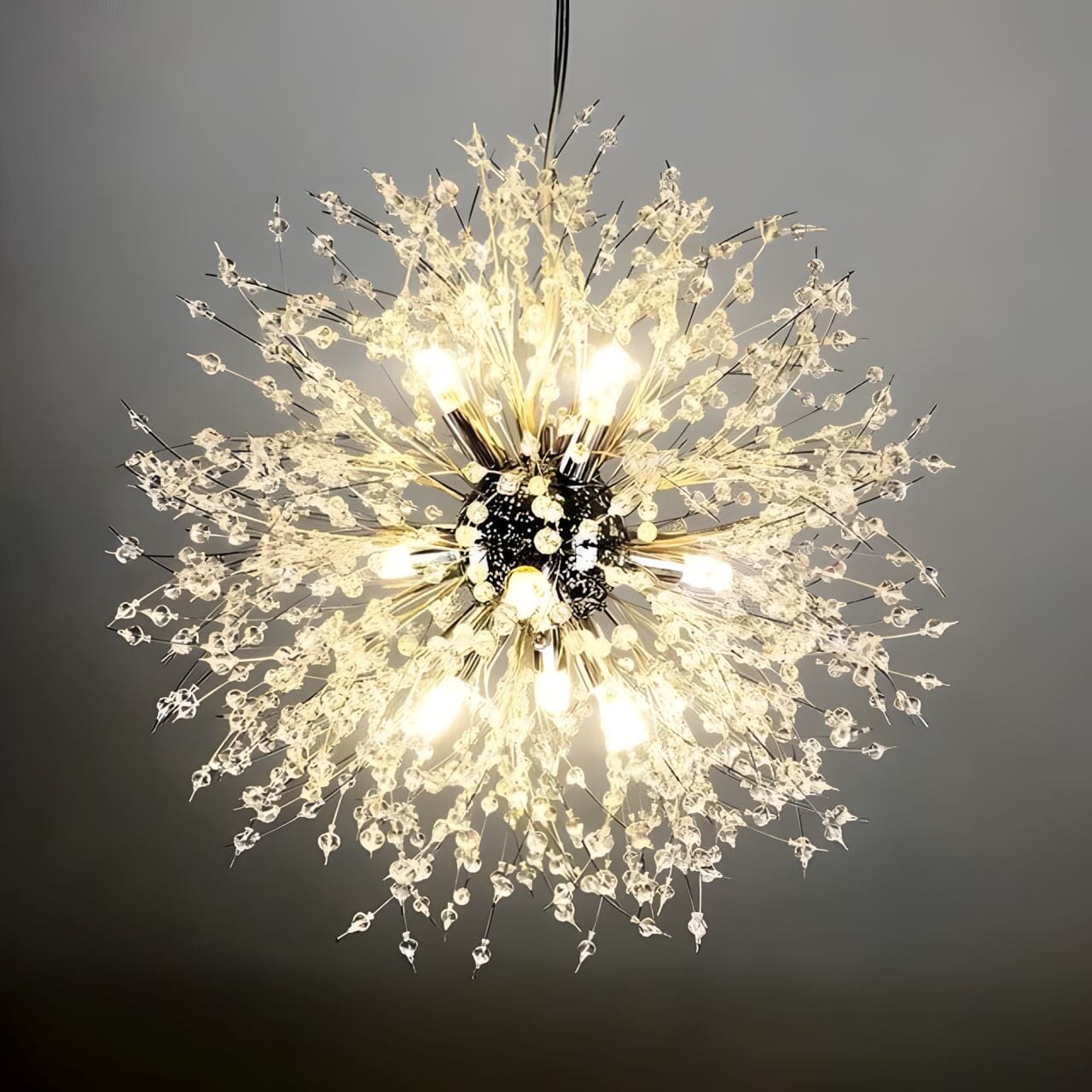 Dandelion Crystal Bloom Pendant Light - Image 9