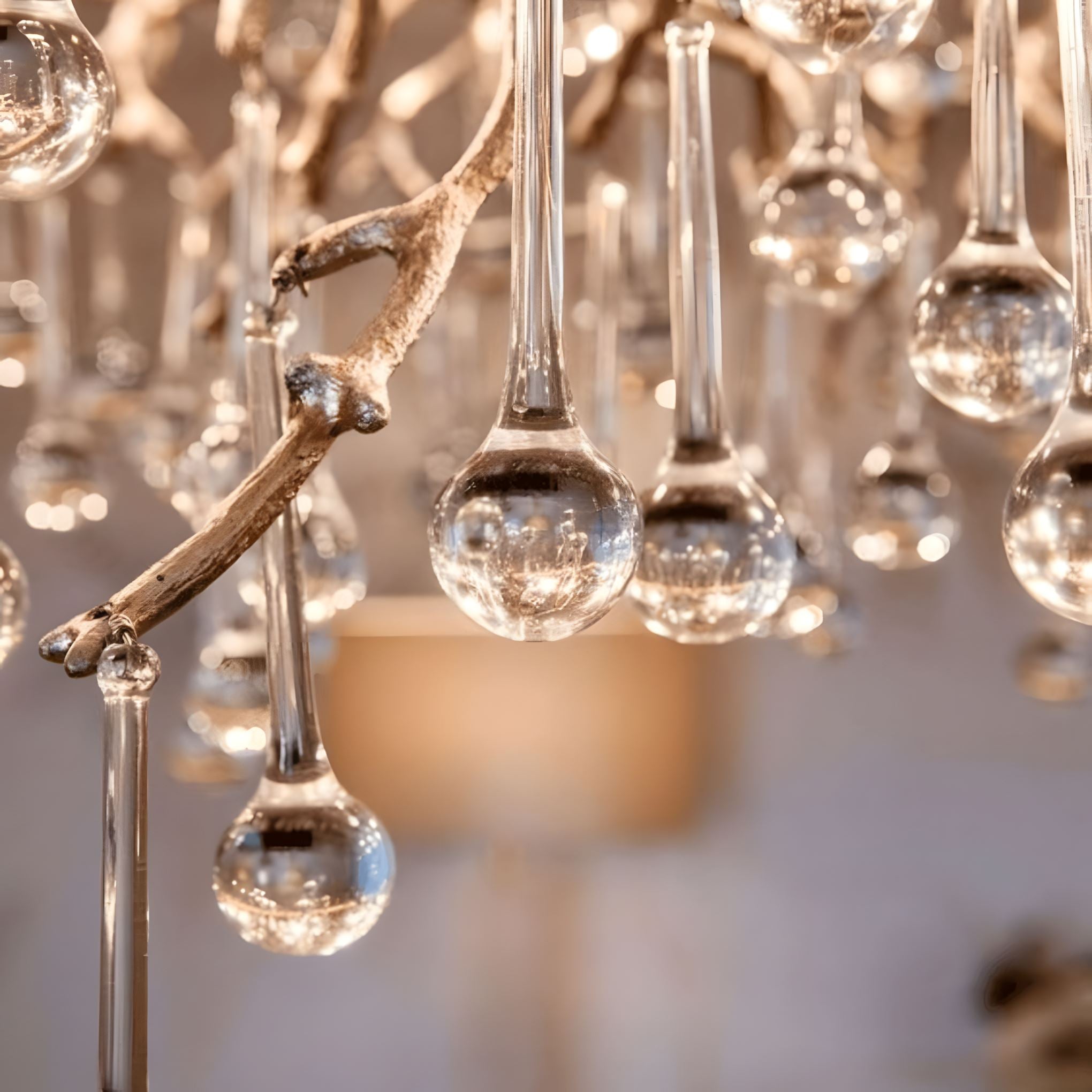 Dribble Modern Crystal Raindrop Branch Chandelier - Image 10