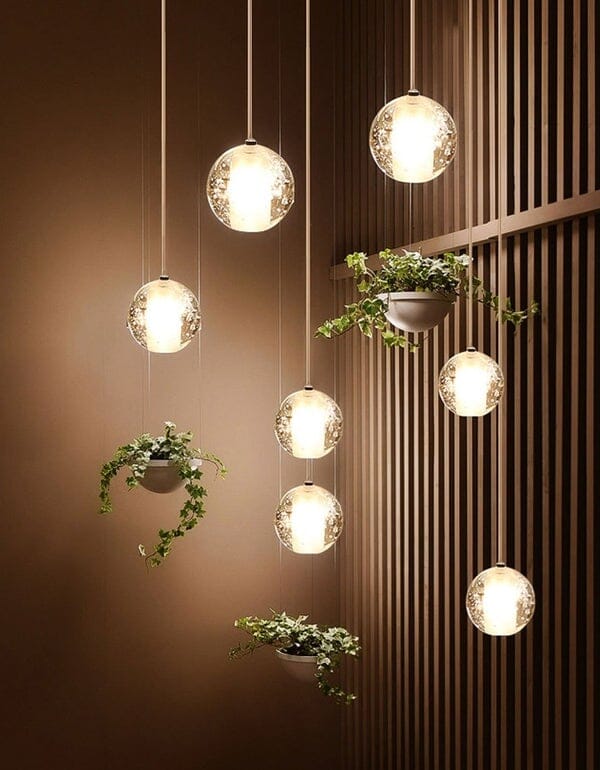Felicity Spiral Multi-Light Crystal Bubble Chandelier - Image 11