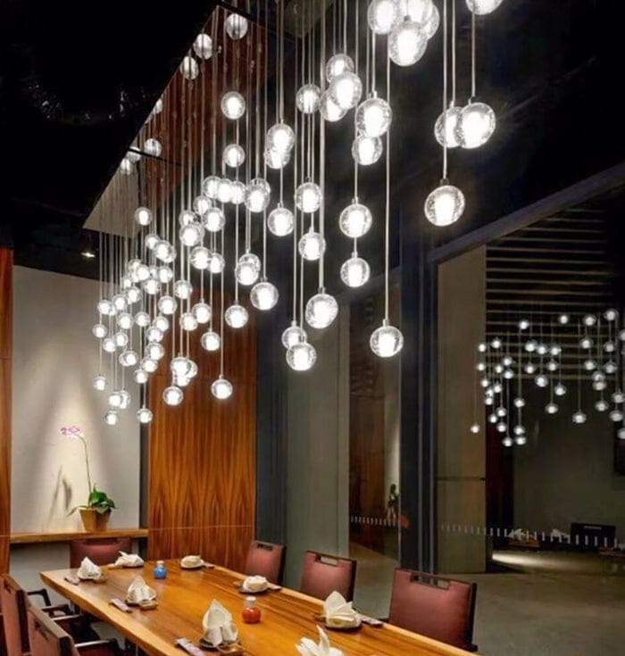 Felicity Spiral Multi-Light Crystal Bubble Chandelier - Image 20