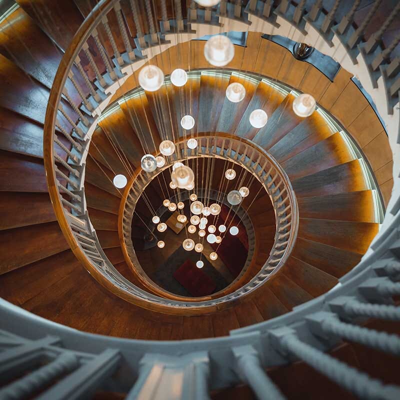 Felicity Spiral Multi-Light Crystal Bubble Chandelier - Image 8