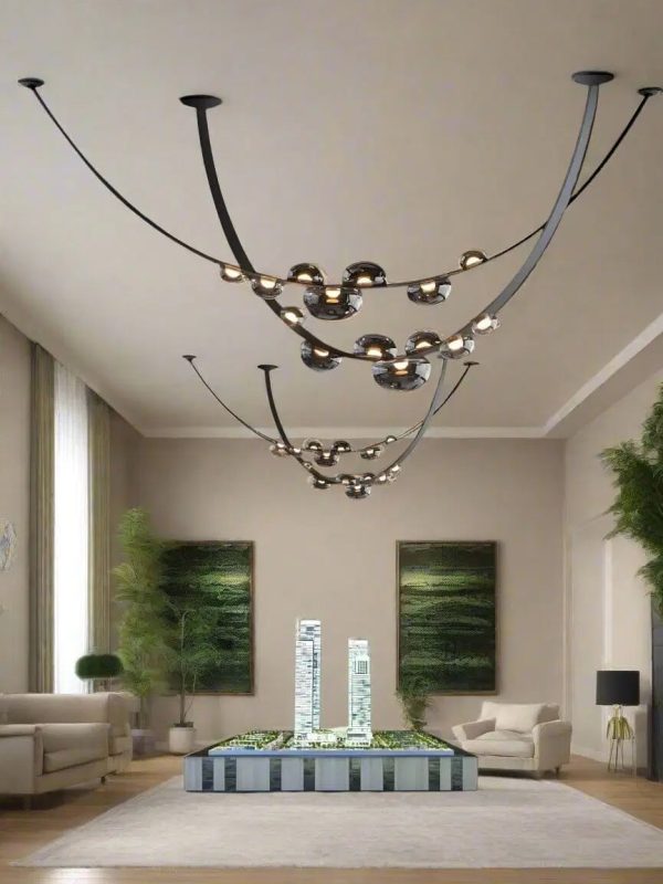 Girdle Modern Leather LED Pendant Lamp