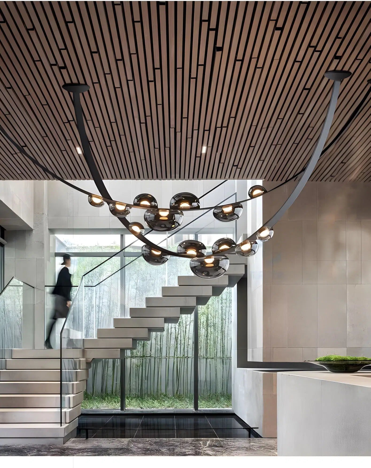 Girdle Modern Leather LED Pendant Lamp - Image 6