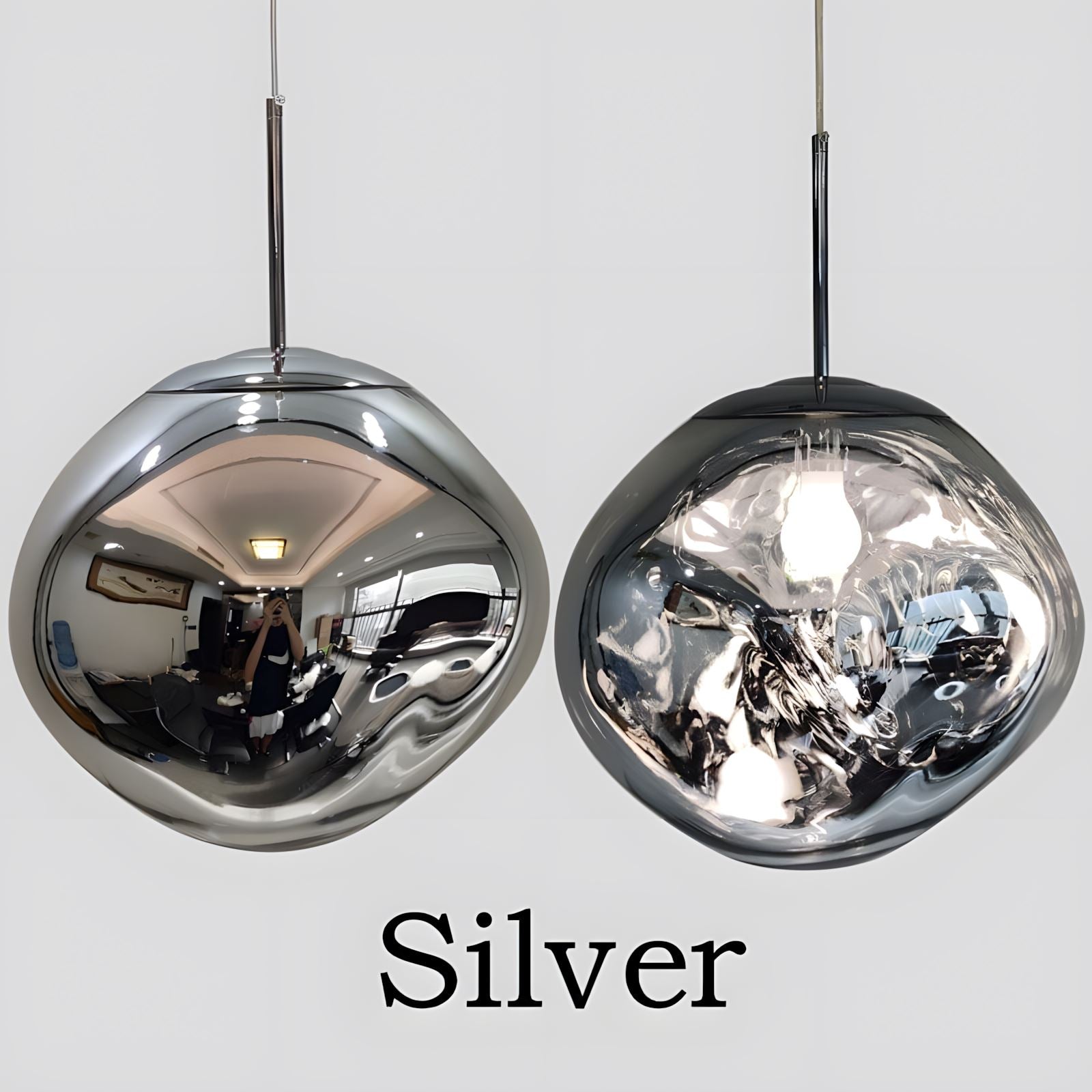 Lava Drops Minimalist Acrylic Pendant Light Chandelier - Image 13