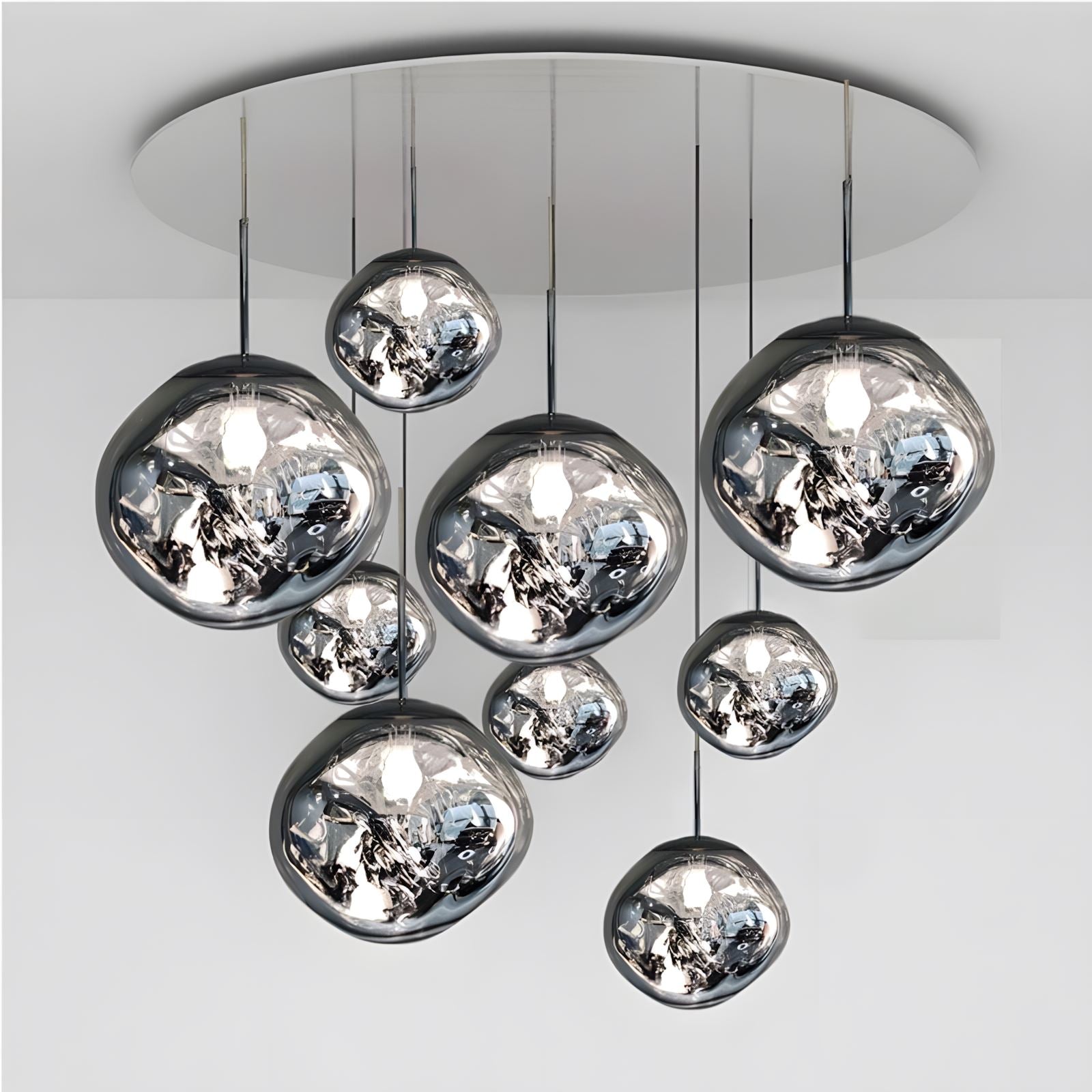 Lava Drops Minimalist Acrylic Pendant Light Chandelier - Image 2