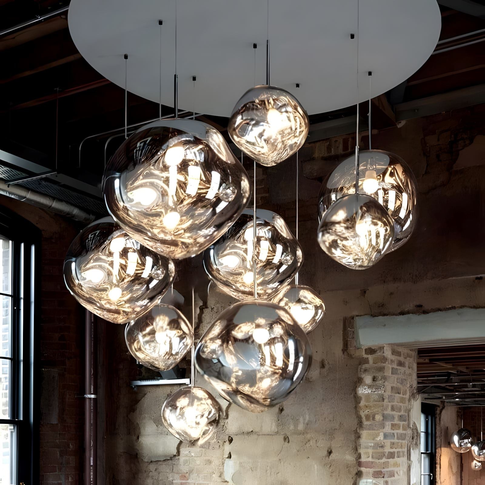 Lava Drops Minimalist Acrylic Pendant Light Chandelier - Image 6