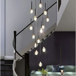 Loimata Nordic Staircase Crystal Chandelier
