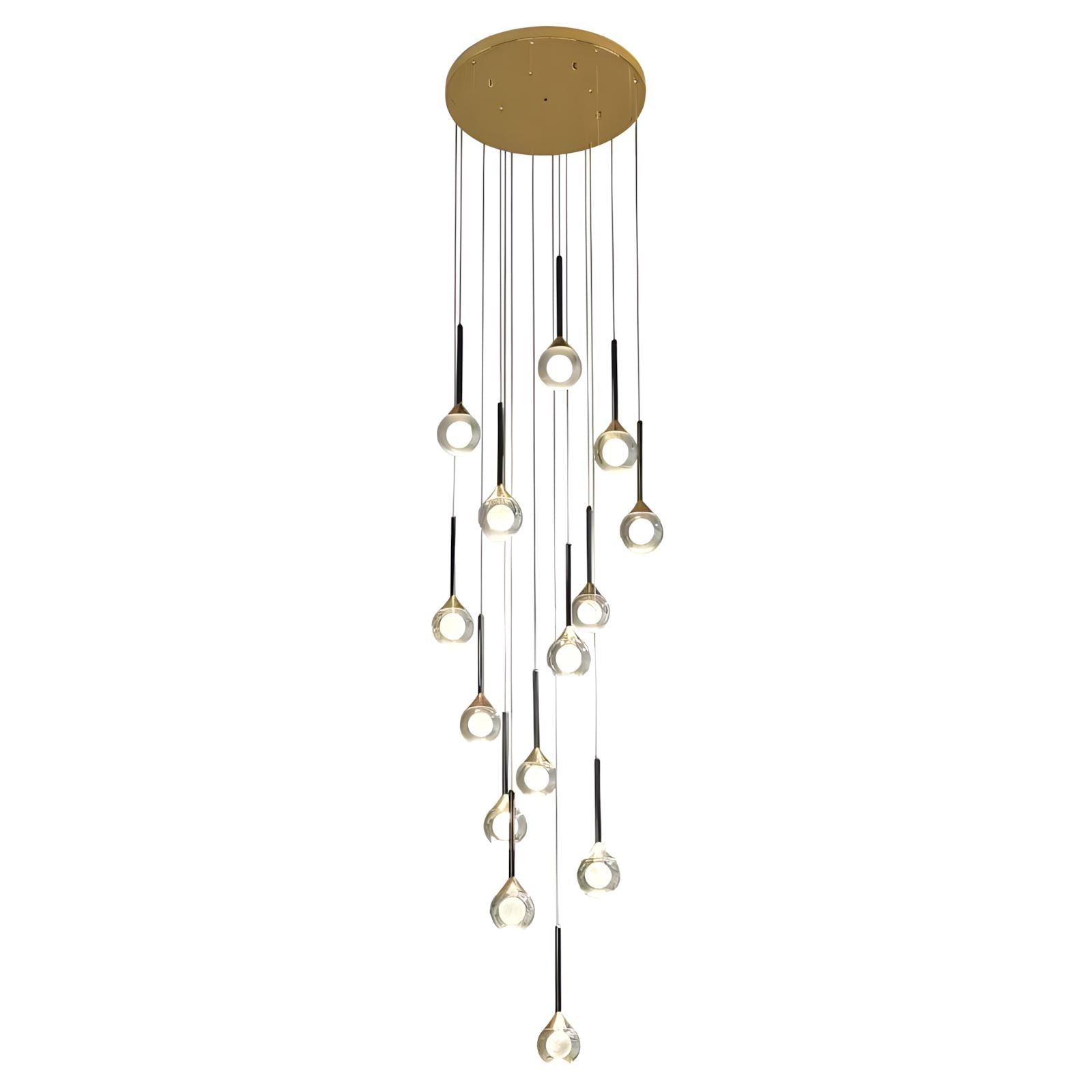 Loimata Nordic Staircase Crystal Chandelier - Image 5