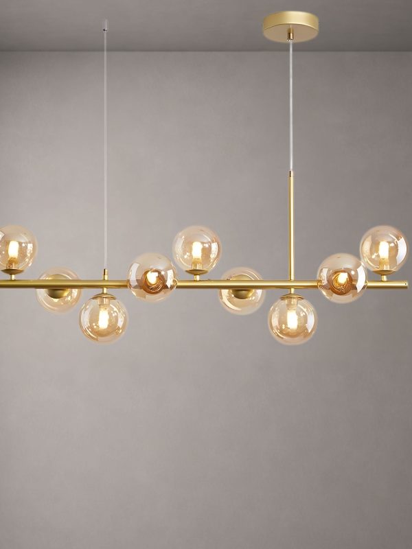 Lumara Modern Linear Globe LED Chandelier