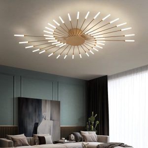Sparkler Ceiling Mounted Modern LED Chandelier